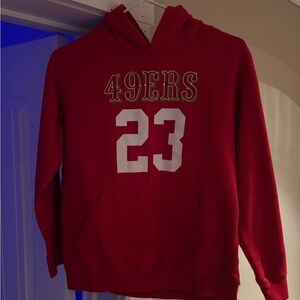 Youth Red 49ers Hoodie